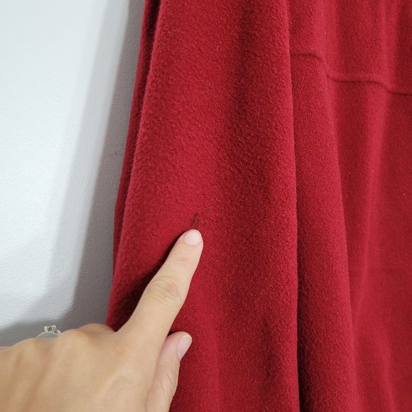 Vintage Jax Essentials Red Cashmere Wool Blend Jacket Coat Lined Pocket - Picture 2 of 11